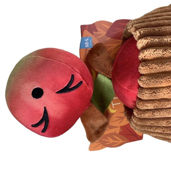 Bark Them Apples Dog Toy Squeaker Plush Treat Hiding 3 Pc Medium Large New Gift - Picture 5 of 12
